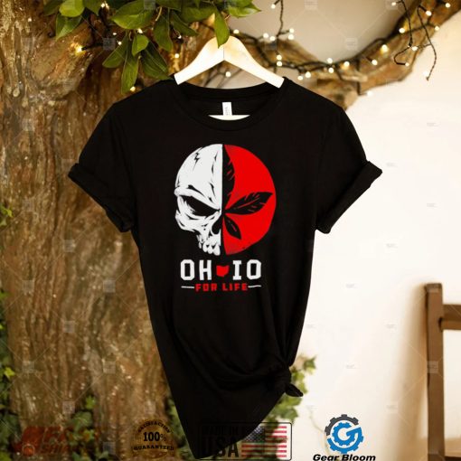 Ohio half skull and leaf for life shirt