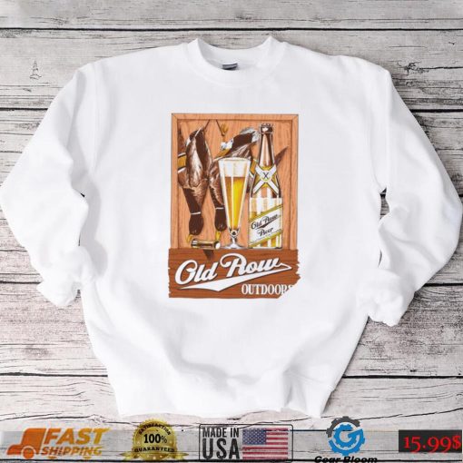 Old Row Beer Outdoors Duck beer pigment Dyed shirt