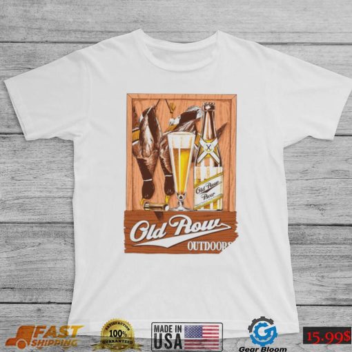 Old Row Beer Outdoors Duck beer pigment Dyed shirt