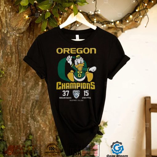 Oregon Champion 37 Oregon Ducks 15 Utah Utes Oregon Ducks T Shirt