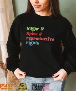 Original kitten Sugar and Spice and Reproductive rights vintage shirt