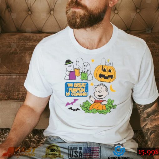 Its The Great Pumpkin Charlie Brown Halloween Shirt Snoopy Halloween