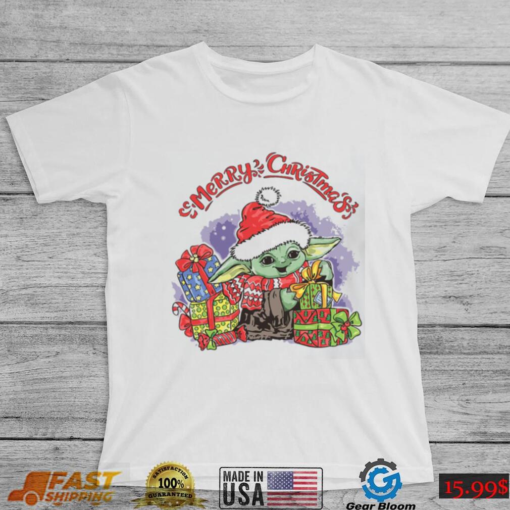 Baby Yoda Christmas T shirt Merry Xmas Funny Gift Baby Yoda Christmas T shirt Merry Xmas Funny Gift