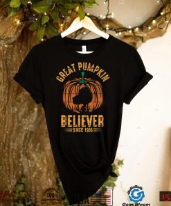 Peanuts Great Pumpkin Believer Since 1966 Charlie Brown Halloween Shirt