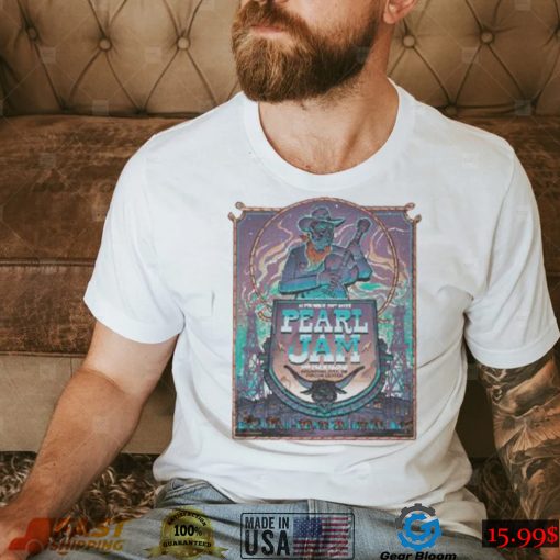 Pearl Jam Oklahoma City Poster New 2022 Shirt