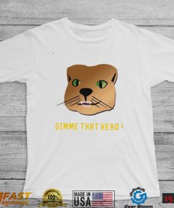 Pittsburgh Panthers mascot face Gimme that head shirt