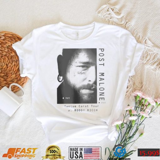 Post Malone Twelve Carat 2022 Tour T Shirt