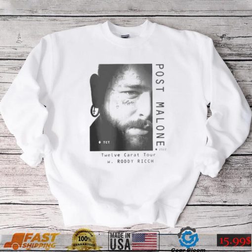 Post Malone Twelve Carat 2022 Tour T Shirt