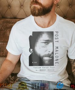 Post Malone Twelve Carat 2022 Tour T Shirt