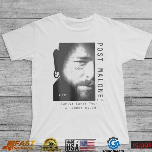 Post Malone Twelve Carat 2022 Tour T Shirt