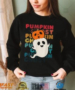 Pumpkin Ghost Friend Halloween Shirt
