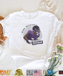 Rashod Bateman Baltimore Ravens Dots Wide Receiver shirt