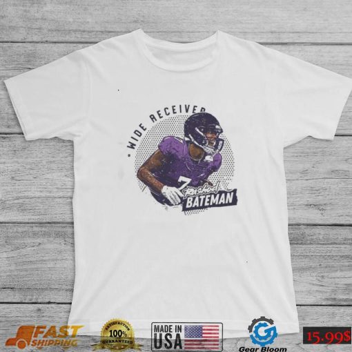 Rashod Bateman Baltimore Ravens Dots Wide Receiver shirt