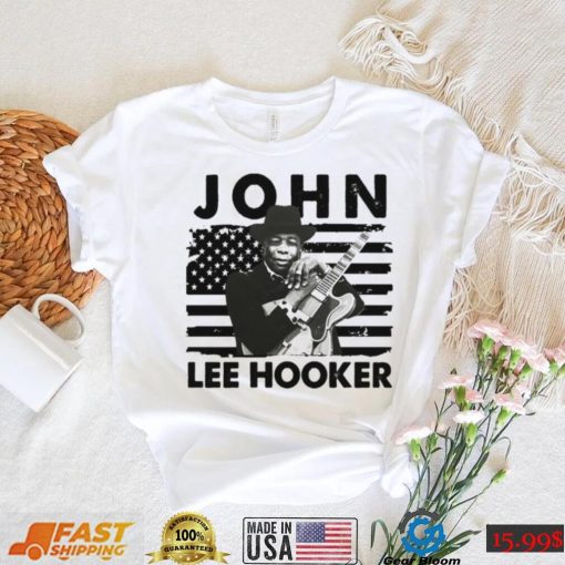 Retro American Flag John Lee Hooker Music Gift Unisex T Shirt