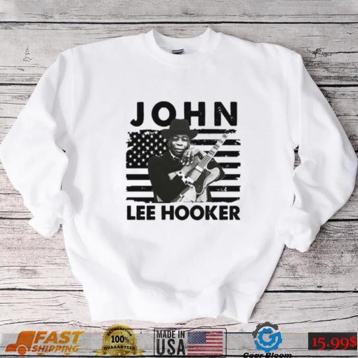 Retro American Flag John Lee Hooker Music Gift Unisex T Shirt