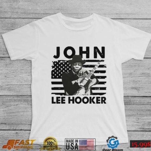 Retro American Flag John Lee Hooker Music Gift Unisex T Shirt