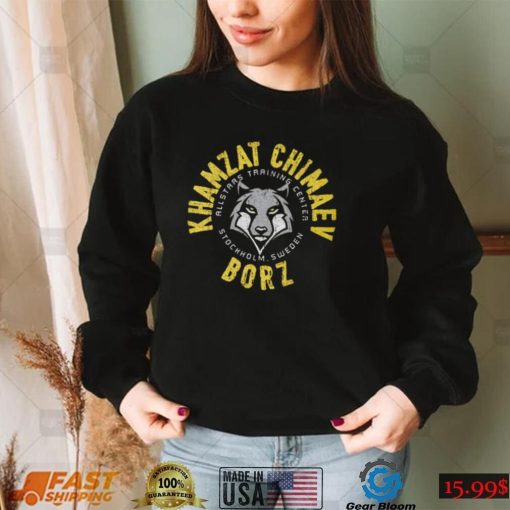 Retro Borz Khamzat Chimaev T shirt Hoodie, Long Sleeve, Tank Top