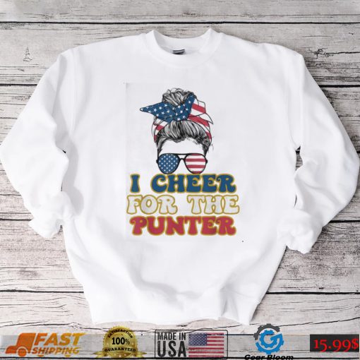 Retro I Cheer For The Punter Official T Shirt