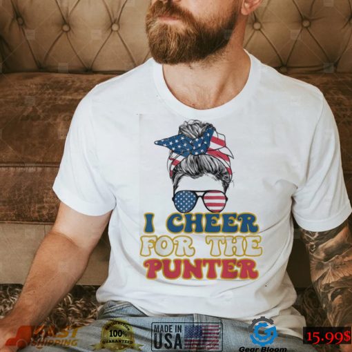 Retro I Cheer For The Punter Official T Shirt