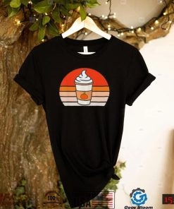 Retro Sunset Cute Pumpkin Spice Latte T Shirt