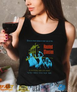 Retro Vintage The Haunted Mansion Hat Box Disneyland Halloween Shirts