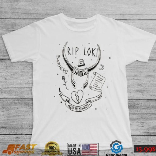 Rip Loki Rest In Mischief Shirt Odin Frigga Heimdall Loki T shirt