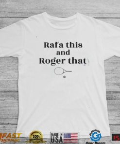 Roger Federer Rafael Nadal Sport Goal T Shirt