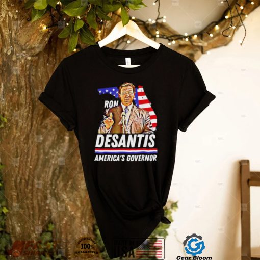 Ron Desantis America’s Governor Florida US flag shirt