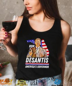 Ron Desantis America’s Governor Florida US flag shirt