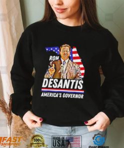 Ron Desantis America’s Governor Florida US flag shirt