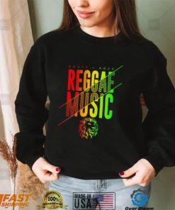 Roots Rock Reggae Music colorful shirt