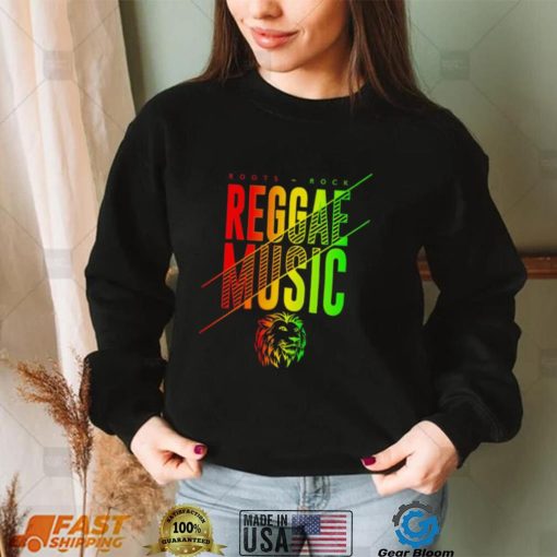 Roots Rock Reggae Music colorful shirt