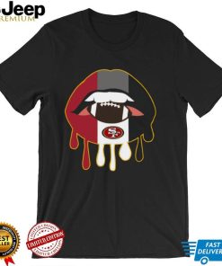 San Francisco 49ers NFL Dripping Lips San Francisco 49ers T Shirt