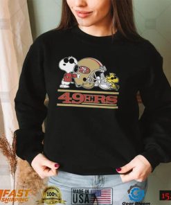 San Francisco 49ers Snoopy San Francisco 49ers T shirt Long Sleeve, Ladies Tee