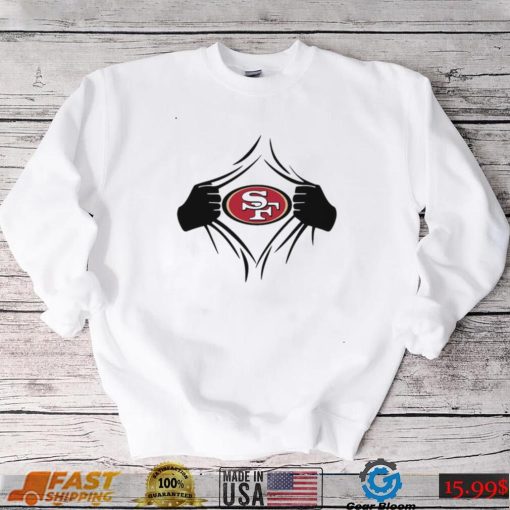 San Francisco 49ers T Shirt Logo With Hand Open Classic