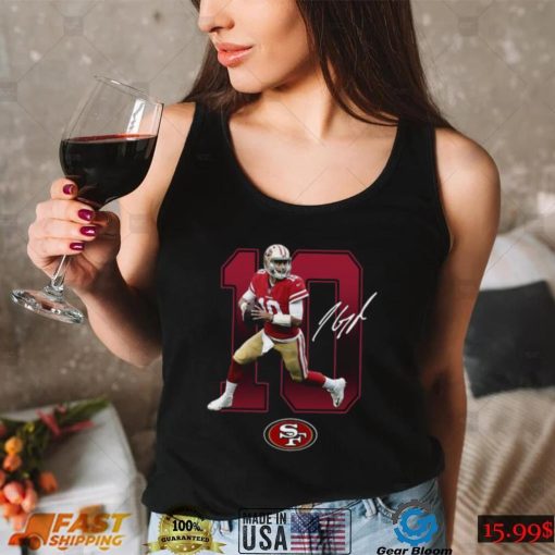 San Francisco 49ers T Shirt San Francisco 49ers Jimmy Garoppolo Signature