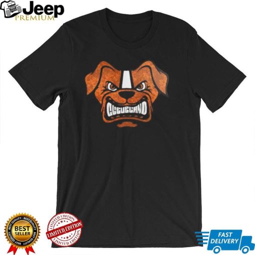 Scary Cleveland Raglan Dog T Shirt