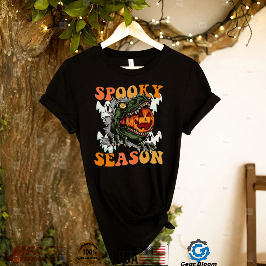 Scary Dinosaur Pumpkin Spooky Season Happy Halloween Shirt Scary Dinosaur Pumpkin Spooky Season Happy Halloween Shirt