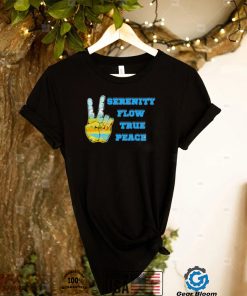 Serenity flow true peace peace sign shirt