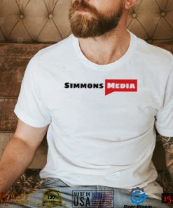 Simmons Media logo shirt