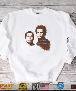 Simon and Garfunkel faces slim shirt