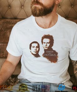 Simon and Garfunkel faces slim shirt