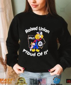 Skateboarding raised union proud of it shirt