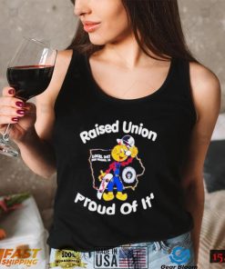 Skateboarding raised union proud of it shirt