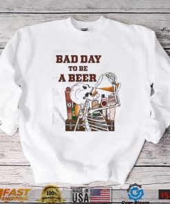 Skeleton Bad Day To Be A Beer Ring Dunk Shirt