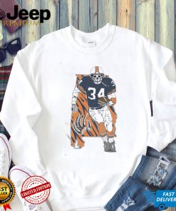 Skeleton Bo Jackson Auburn Tigers football T shirt