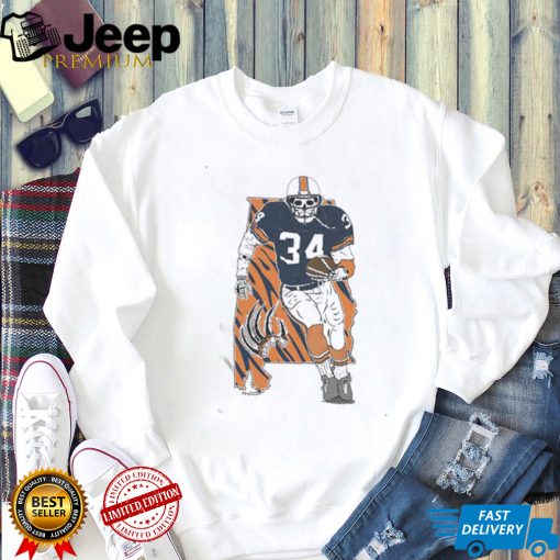 Skeleton Bo Jackson Auburn Tigers football T shirt