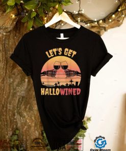 Skeleton Hands Wine Halloween Shirt