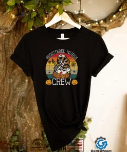 Skeleton Registered Nurse Crew Halloween Nurse Shirt