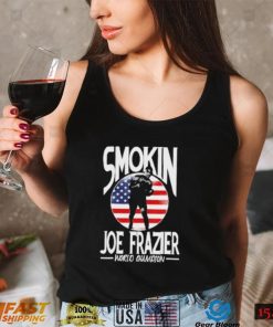 Smokin Joe Frazier world champion boxing and American flag t shirt